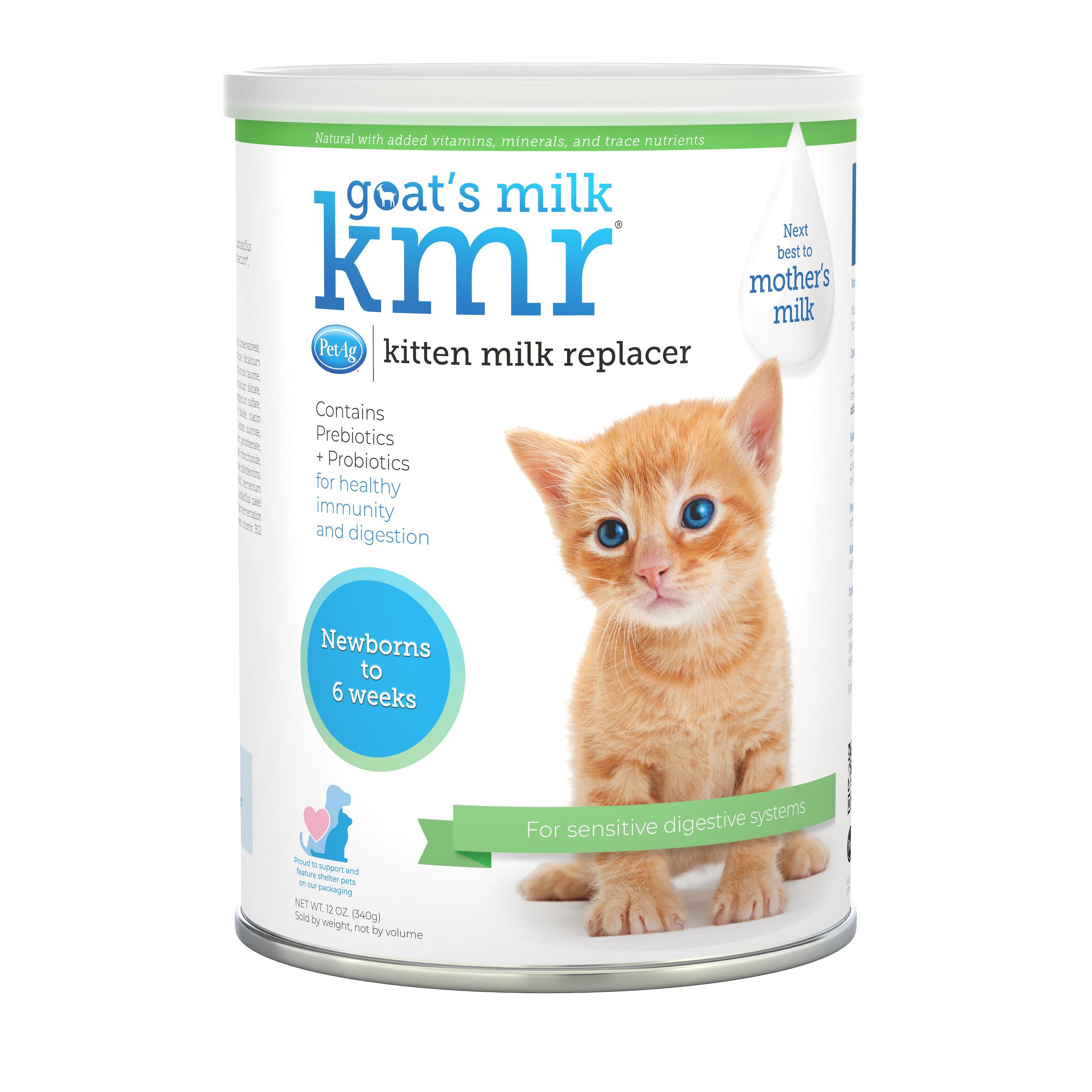 PetAg Goats Milk Replacement Powder Kitten Supplement - 12 Oz  