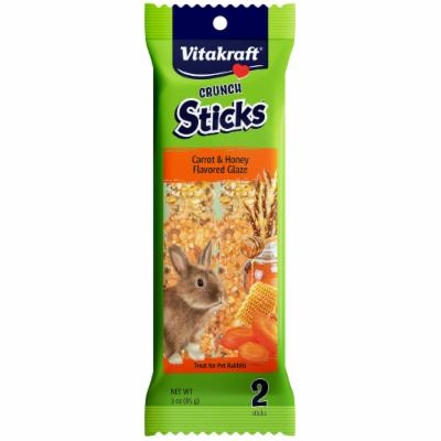Vitakraft Crunch Sticks Carrot and Honey Glaze Rabbit Small Animal Treats - 3 Oz Default Title