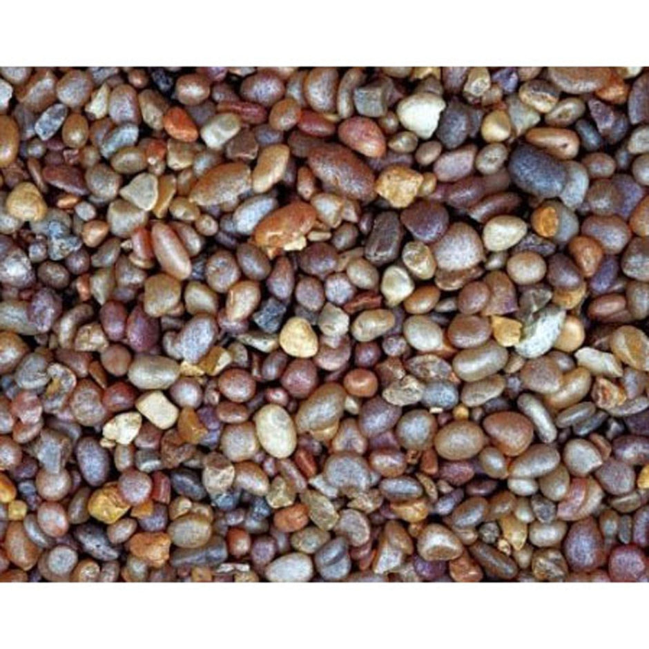 Estes Stoney River Natural Jumbo Gems Freshwater Aquarium Gravel - 25 Lbs - Case of 2