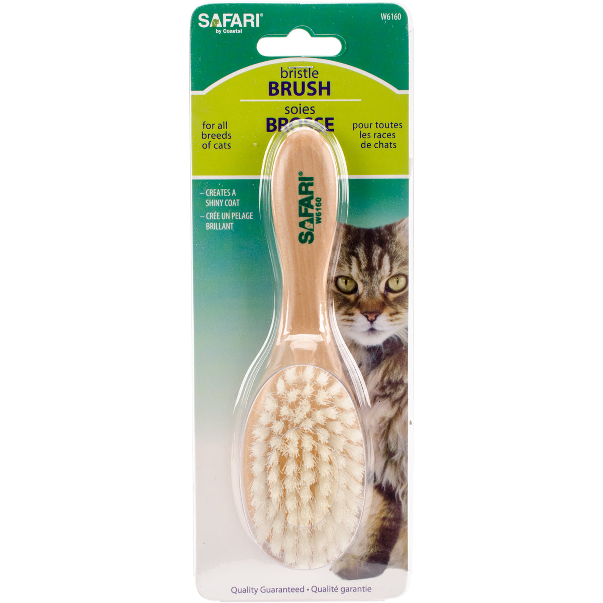 Coastal Safari Cat Bristle Brush with Plastic Handle