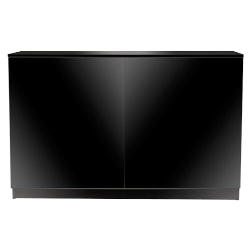 Aquatop Forza Premier 2-Door Cabinet - Black - 33-40" Long, and 55-60 Gal Aquariums - L:49.2 X W:13.7 X H:31.5 Inch  