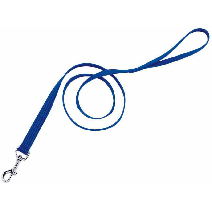 Coastal Single Ply Nylon Dog Leash - Blue - Large - L:72 X W:1 Inch