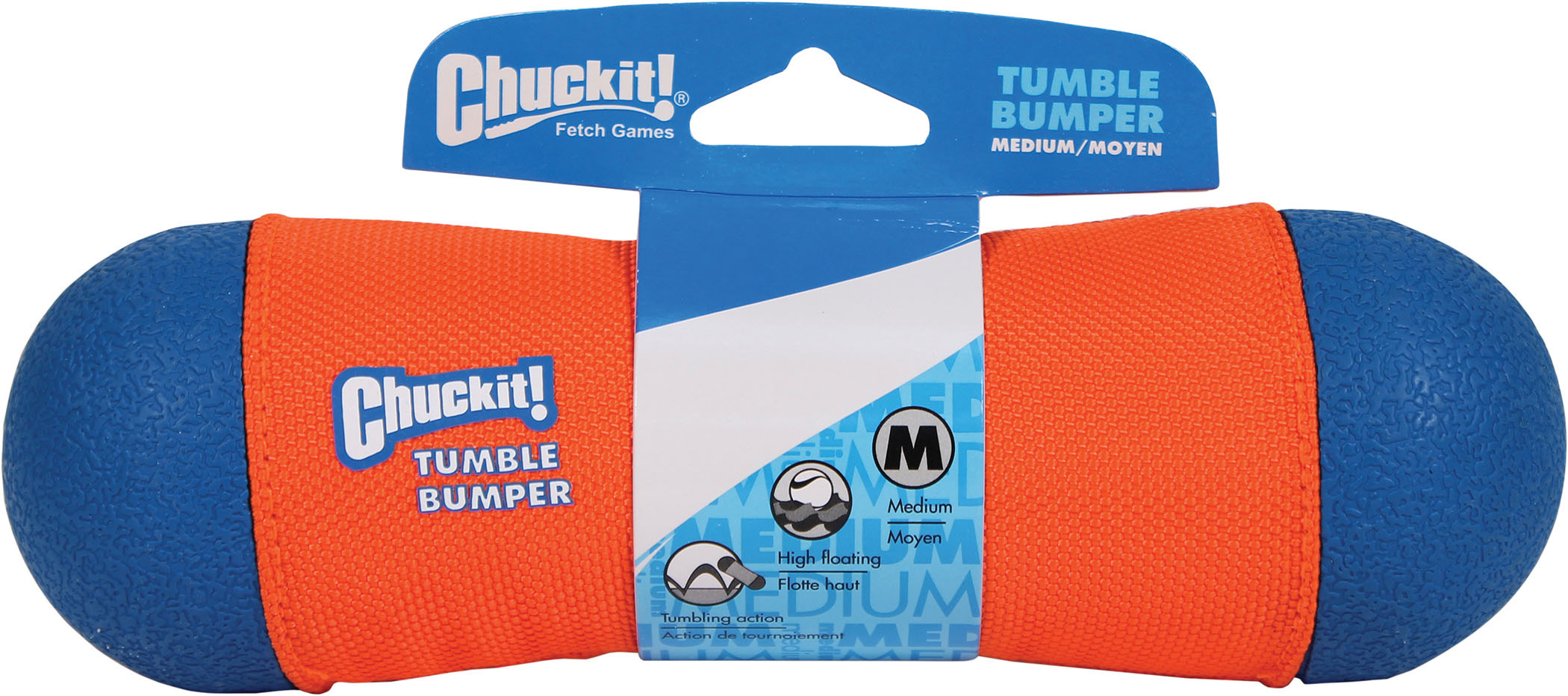 Chuckit! Tumble Bumper Floating and Bouncing Fetch Dog Toy - Medium