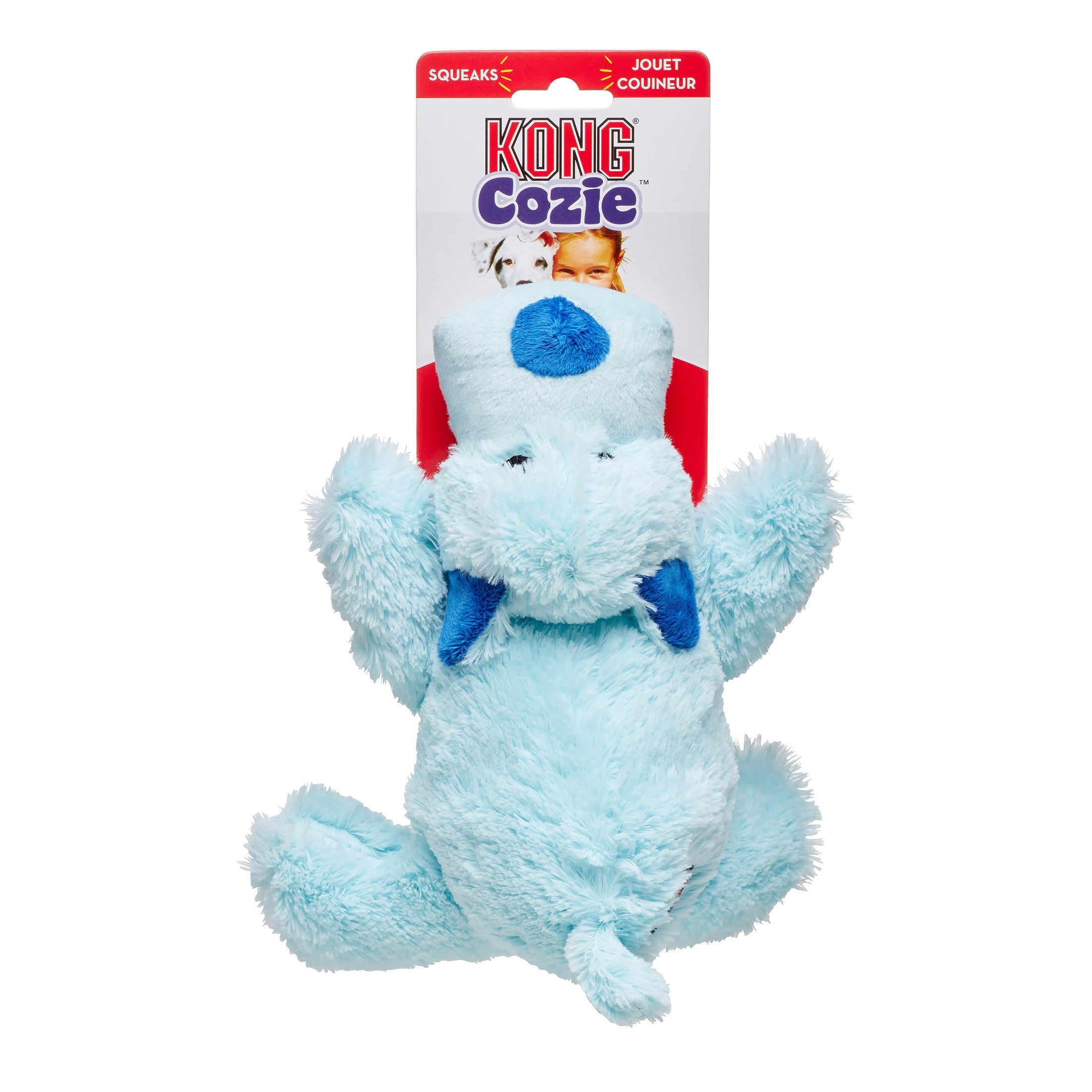 Kong Cozie Baily Squeak and Plush Dog Toy - Medium  