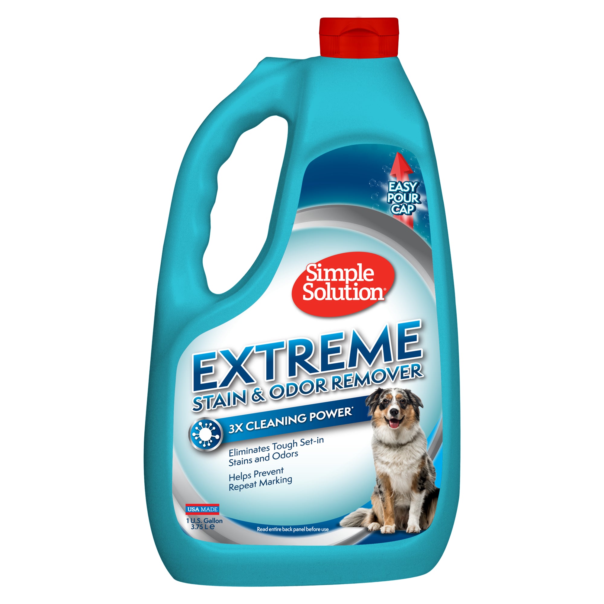 Simple Solution Extreme 3X Power Pet Stain and Odor Remover Spray - 1 Gallon