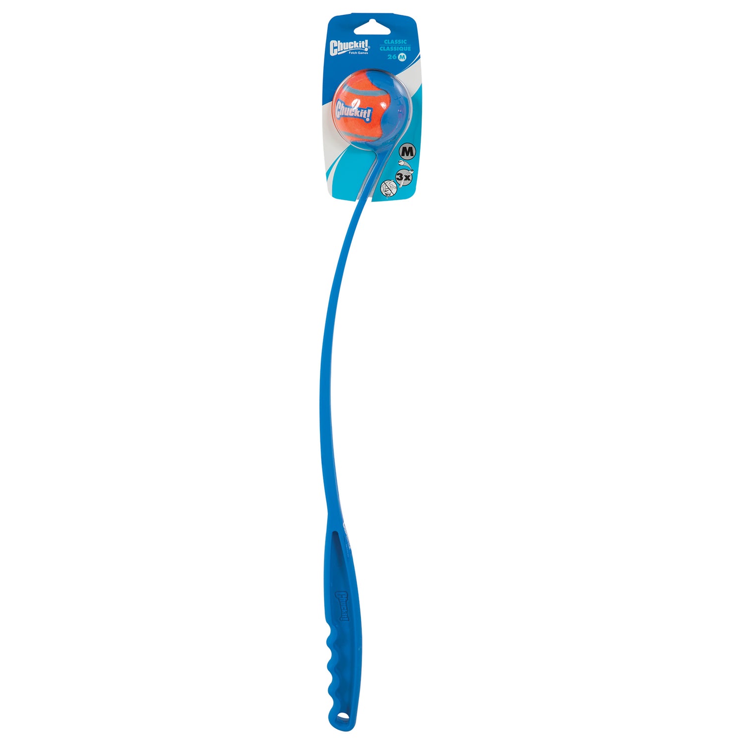 Chuckit! Petmate Original Classic Flinging Ball Launcher Interactive Fetch Dog Toy with 2.5 Inch Diameter Ball -  26 Inch
