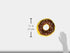 Zippy Paws Donutz Brown Chcocolate Glazed with Sprinkles Squeak and Plush Dog Toy - Jumbo - X-Large  