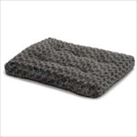 Midwest Homes Quite Time Ombre Swirl Rectangular Raised Dog Bed or Crate Mat Charcoal Gray L:35 X W:21 Inch