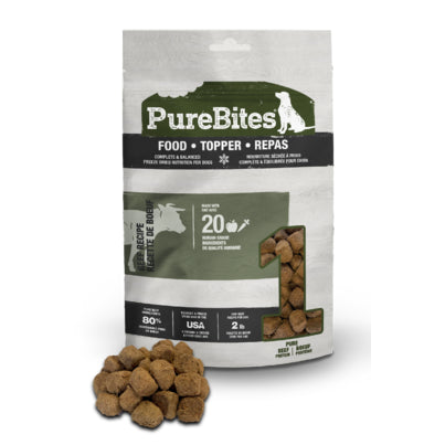 Purebites Pure Beef Carrots and Apples Freeze-Dried Dog Food Topper 10 Ounce