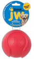 JW Pet iSqueak Bouncin' Baseball Chew and Fetch Squeaky Rubber Dog Toy - Colors Vary - Small
