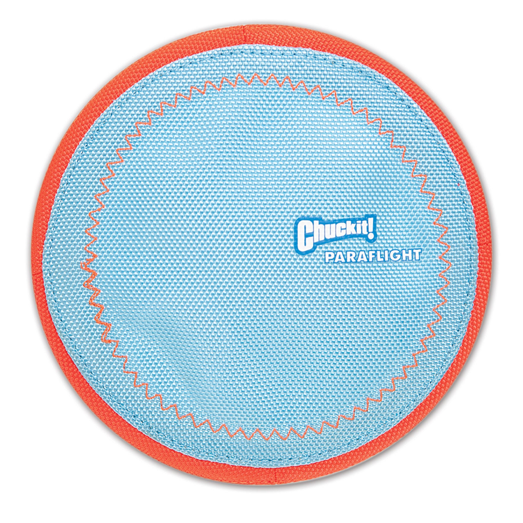 Chuckit! Paraflight Flyer Disc Frisbee Floating Nylon and Rubber Dog Toy - Small