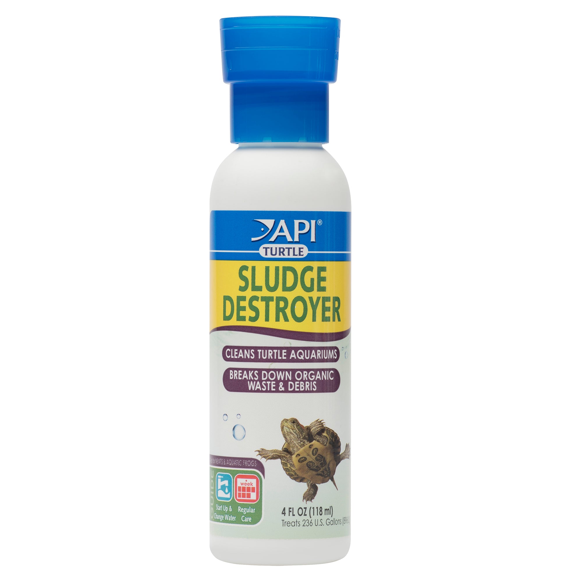 API Turtle Sludge Destroyer Aquarium and Sludge Remover Treatment - 4 Oz