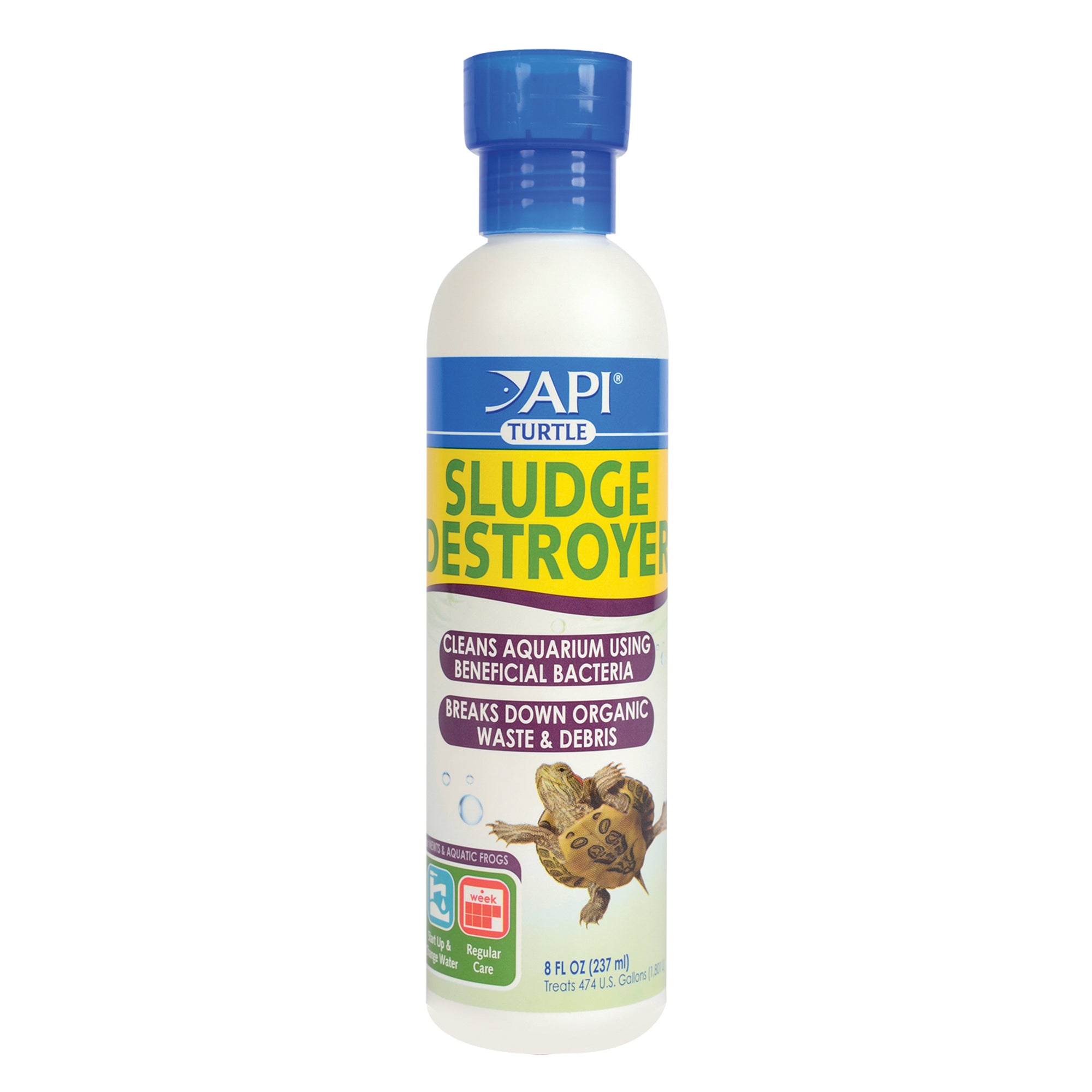 API Turtle Sludge Destroyer Aquarium and Sludge Remover Treatment - 8 Oz