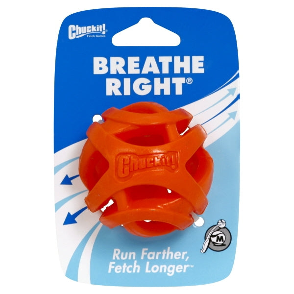 Chuckit! Petmate Breathe Right Air Fetch Ball Dog Toy - Medium - 2.5 Inch