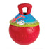 Jolly Pets Tug-N-Toss Fetch Ball Dog Toy with Handle - Red - Large - 8 Inch
