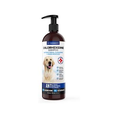 Pet Honesty Chlorhexidine Seasonal Itch and Allergy Relief Deodorizing Medicated Cat and Dog Shampoo - 16 Oz