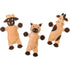 Ethical SPOT Dura-Fused Natural Leather Animal Squeak Chew Dog Toy - Assorted - 11 Inch