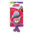 Kong Birthday Teddy Bear Plush Cat Toy - Purple  