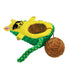 Kong Wrangler Avocado Crinkle and Rattle Catnip Cat Toy with Removable Ball  