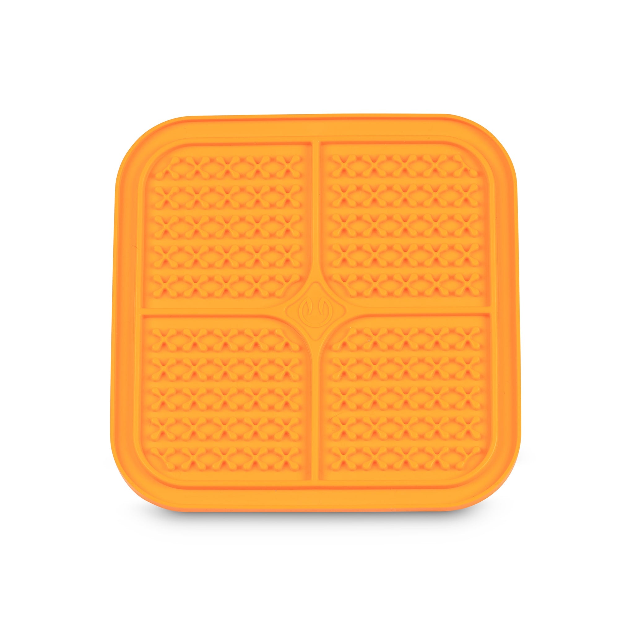 Pet Zone Boredom Busters Endulge Slow-Feeding Licking Mat - Orange X-Large