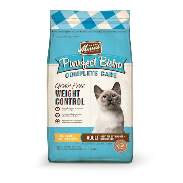 Merrick Purrfect Bistro Complete Care Healthy Weight Dry Cat Food - 7 lb Bag