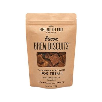 Portland Pet Food Bacon Brew Crunchy Dog Biscuits Treats - 5 Oz