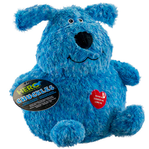 Hero Chuckles Bellies Multi-Sound Making Blue Puppy Dog Toy - Large