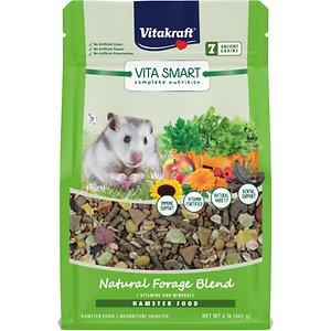 Vitakraft Vita Smart Complete Nutrition Natural Forage Blend Hampster Small Animal Food - 2 Lbs - Case of 6
