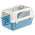 Ferplast Atlas Top Loading Door Travel Pet Kennel Carrier - Blue - 19" Inches