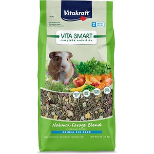Vitakraft Vita Smart Complete Nutrition Natural Forage Blend Guinea Pig Small Animal Food 8 Pound