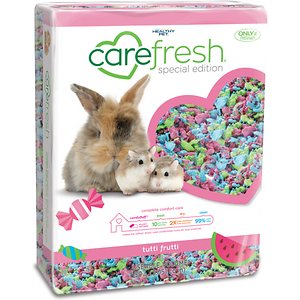 Healthy Pet Carefresh Tutti Frutti Dust-Free Natural Paper Small Animal Bedding - 50 Ltrs