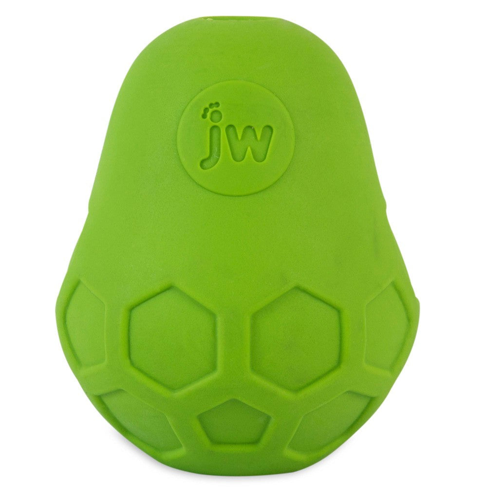 JW Pet Tumble Teez Puzzle Treat Dispensing Rubber Dog Toy - Small