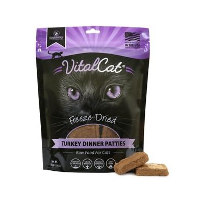 Vital Essentials Turkey Dinner Patties Freeze-Dried Cat Food - 8 Oz  