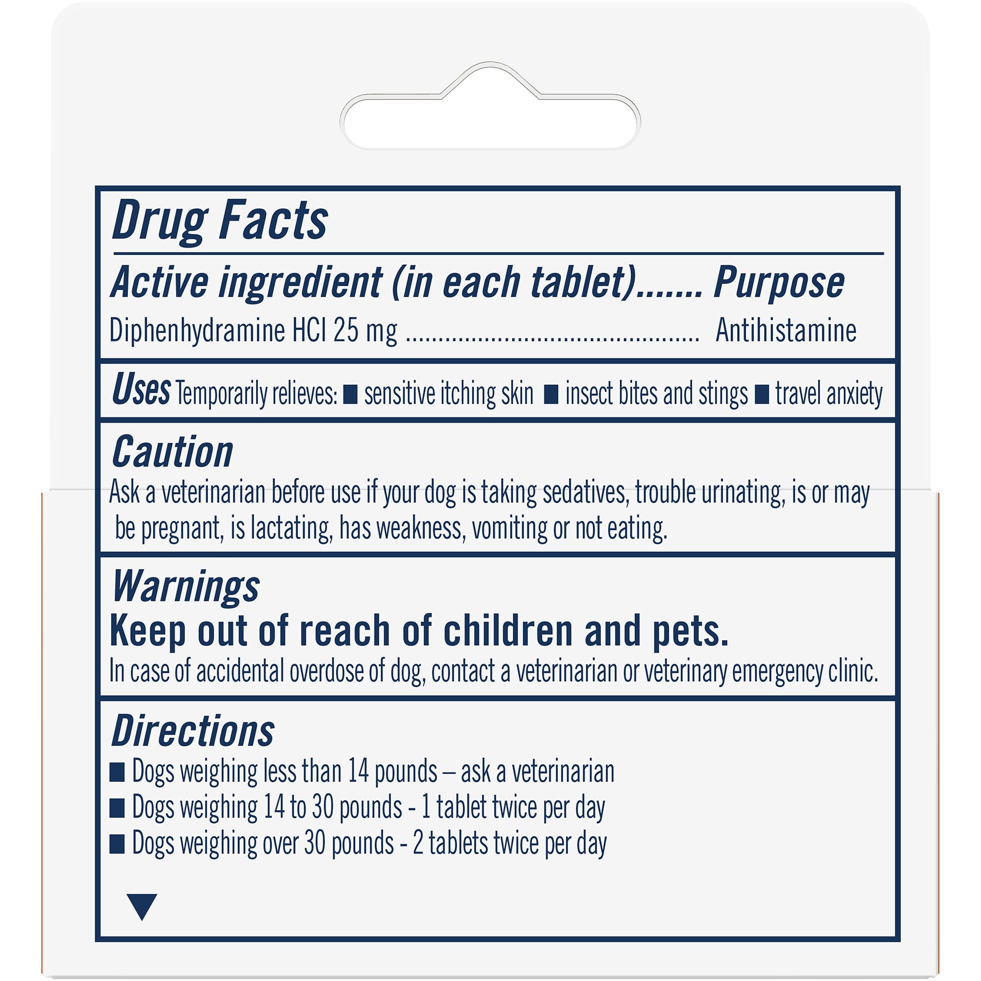 Pet Armor Antihistamine Allergy and Anti-Itch Relief Medicine Chewable Dog Tablets - 100 Count