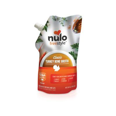 Nulo Freestyle Classic Turkey Bone Broth with Vegetables and Turmeric Wet Dog Food Topper - 20 Oz Default Title