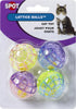 Ethical SPOT Lattice Balls Bell and Chime Cat Toys - 4 Pack