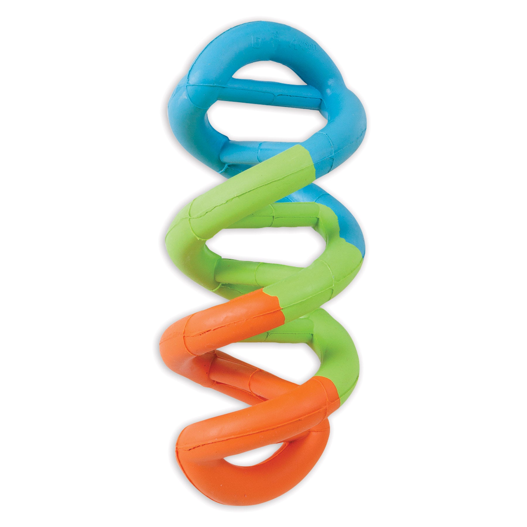 JW Pet Dogs-in-Action Squiggly Rubber Dog Toy - Large