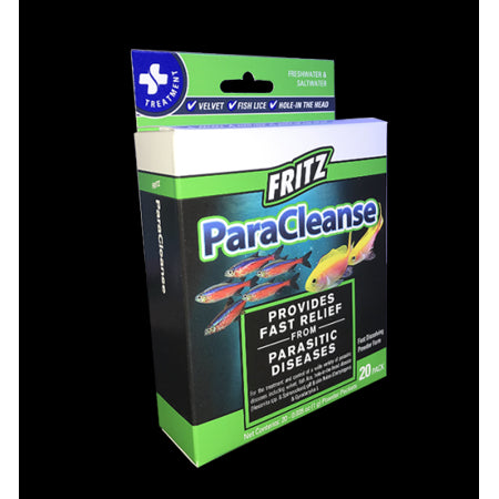 Fritz Aquatics ParaCleanse Parasitic Disease Treatment Packets Fish Medication - 10 Count