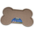 Loving Pets Bella Spill-Proof Rubber Cat and Dog Feeding Mat for Underneath Feeders Tan Large