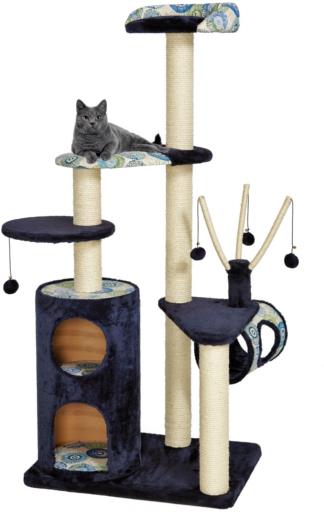 Midwest Nuvo Playhouse Multi-Lounging 5-Tier Cat Tree Furniture - Black  