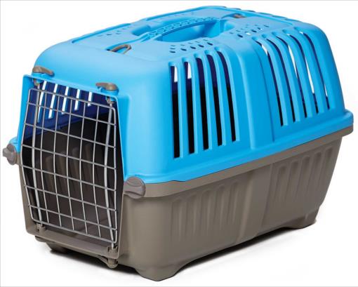 Midwest Spree Hard-Sided Travel Cat and Dog Kennel Carrier - Blue - 19