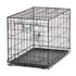 Midwest Contour Metal Folding Single Door Dog Crate - 30" X 19" X 21" Inches  