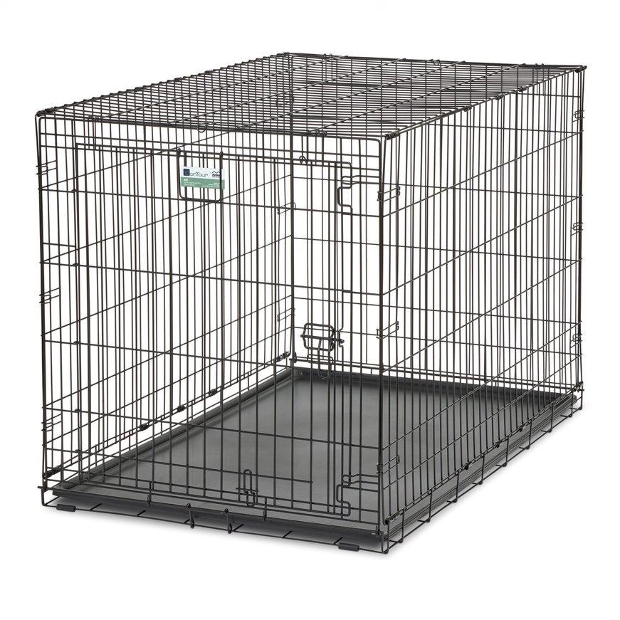 Midwest Contour Metal Folding Single Door Dog Crate - 48" X 30" X 33" Inches  