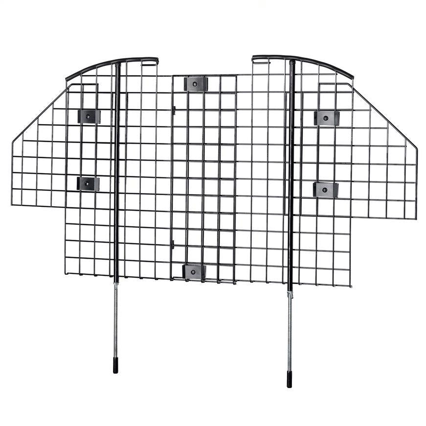 Midwest Universal Adjustable Wired Mesh Metal Safety Car Barrier - Height: 31-50" X Width: 31-70" Inches  