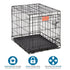 Midwest Lifestages Metal Folding Single Door Dog Crate with Divider - 24" X 18" X 21" Inches  