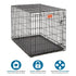 Midwest Lifestages Metal Folding Single Door Dog Crate with Divider - 42" X 28" X 31" Inches  