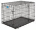 Midwest Lifestages Metal Folding Double Door Dog Crate with Divider - 42" X 28" X 31" Inches  