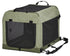 Midwest Canine Camper Pop-Up Tent Soft Folding Dog Crate - Green - 24" X 18.3" X 17.3" In  