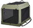 Midwest Canine Camper Pop-Up Tent Soft Folding Dog Crate - Green - 42" X 26" X 32" In  