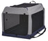 Midwest Canine Camper Pop-Up Tent Soft Folding Dog Crate - Gray - 42" X 26" X 32" In  